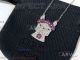 AAA APM Monaco Jewelry Replica - Pink Silver Doggy Necklace  (3)_th.jpg